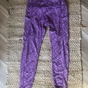 Ododos- Purple Athletic Leggings